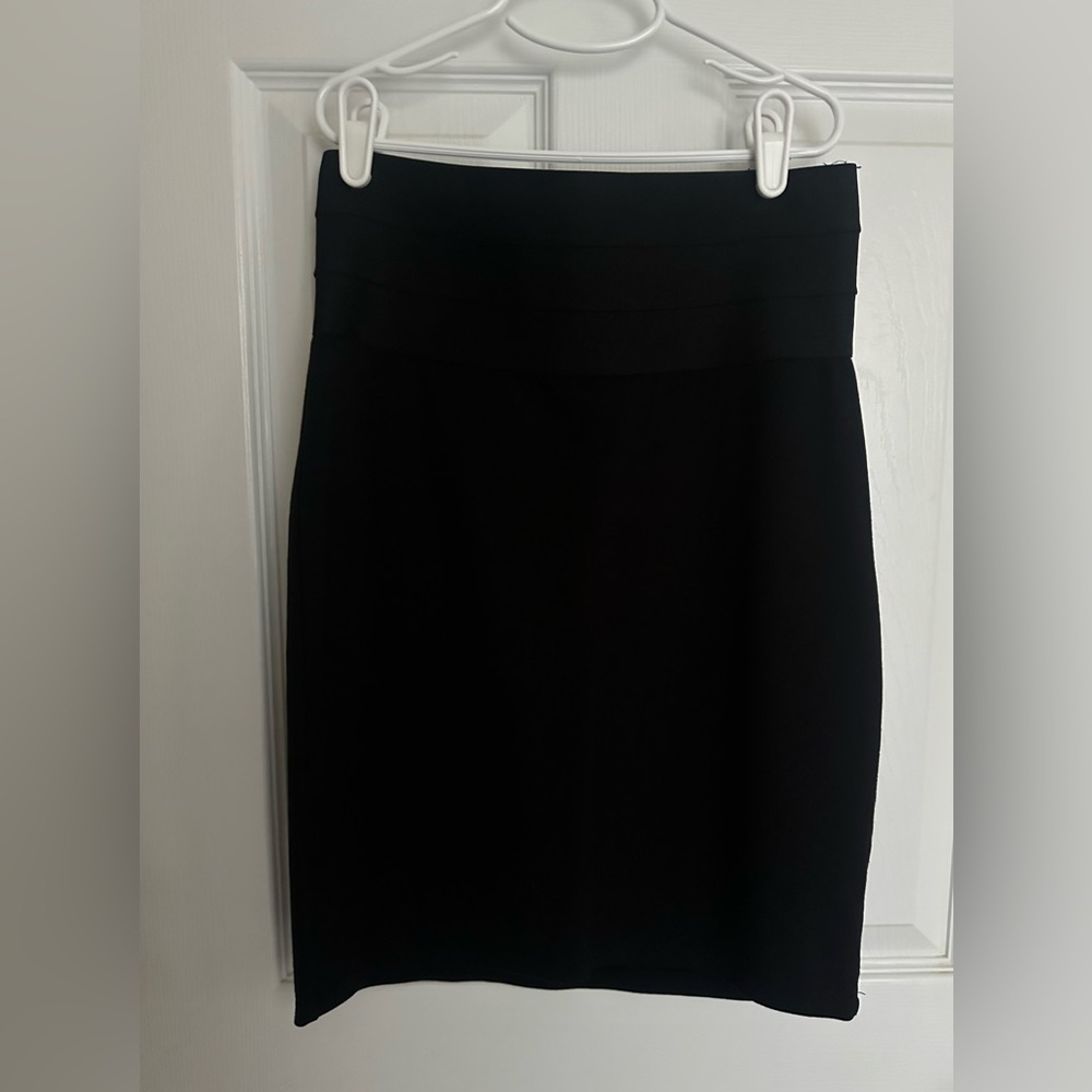 Max Studio Size Small Black Stretch Mini Skirt Womens STYLE: 9710P16